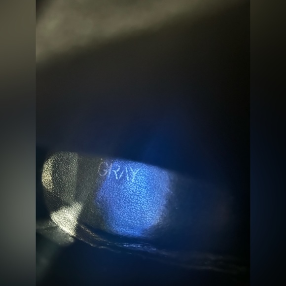 EUC Gray by Saks Fifth Avenue Booties black griege color Size 10 - Picture 3 of 7